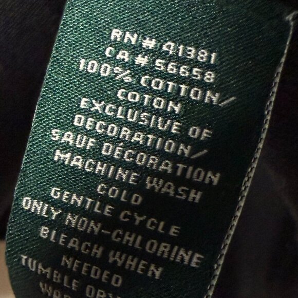 Lauren Ralph Lauren Black 3X Crew Neck Short Sleeve Shirt, NWOT - Picture 2 of 6